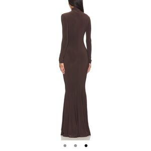 Norma Kamali Chocolate Maxi Dress-STUNNING